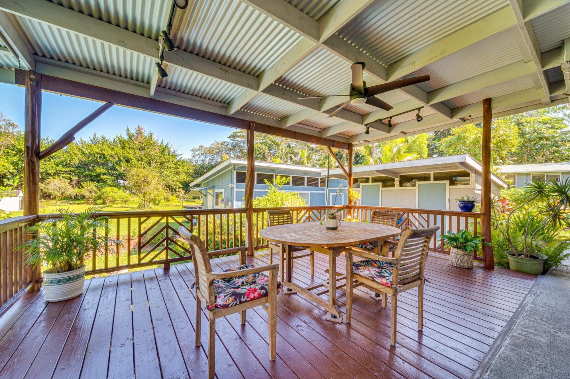 Keaau Apartment On Beautiful Acre With Pool And Deck! Bagian luar foto